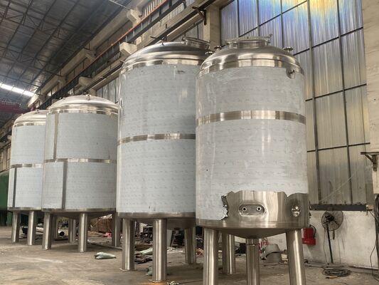 Максимальное рабочее давление 87 фунтов на квадратный дюйм и зеркальная полировка резервуара для очистки воды для индивидуальных решений по очистке воды