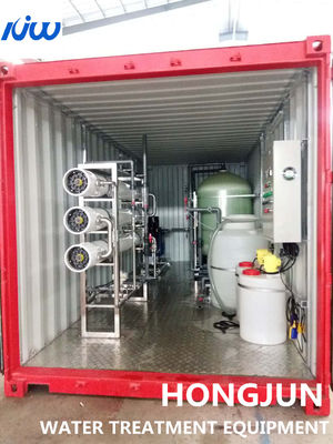 40 футов завода очистки воды контейнера 8000L/H мобильного
